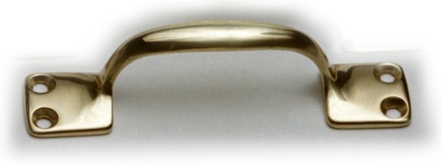 Accastillage voilier - porte - Poignée en laiton vernis Accastillage voilier - porte - Poignée en laiton vernis