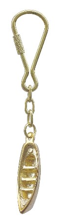 Porte-clé marin & Porte-clés flottants - Porte-clé - Chaloupe en laiton Porte-clé marin & Porte-clés flottants - Porte-clé - Chaloupe en laiton