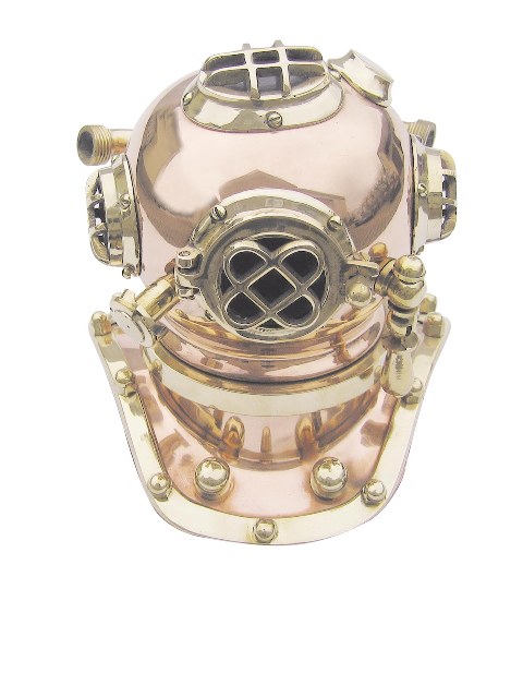 Casque de scaphandrier - Casque de scaphandrier - cuivre-laiton