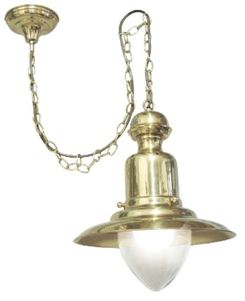 FishermenÂ´s lampe Ã  suspension en laiton verni - dÃ©coration marine