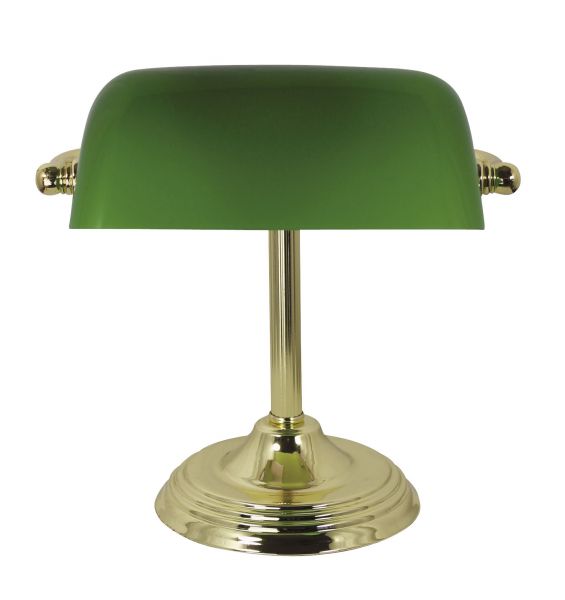 Lampe banquier de type opaline - décoration marine