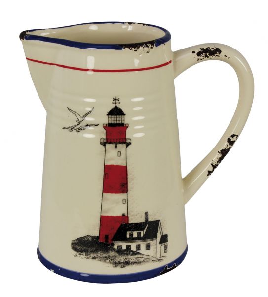 Broc avec motif Phare - décoration marine