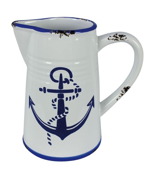 Broc avec motif ancre marine - décoration marine