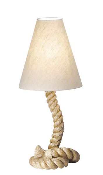 Lampe corde avec abat-jour - dÃ©coration marine