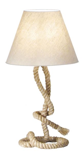 Lampe corde avec abat-jour - dÃ©coration marine