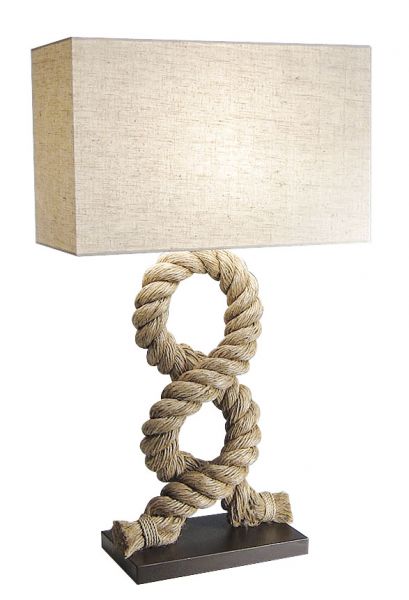 Lampe corde avec abat-jour - dÃ©coration marine