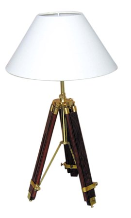 Pied de lampe laiton 155mm