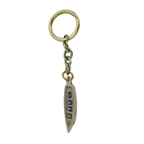 Porte-cl� marin & Porte-cl�s flottants - Porte-cl� marin en Laiton sans coffret - barque