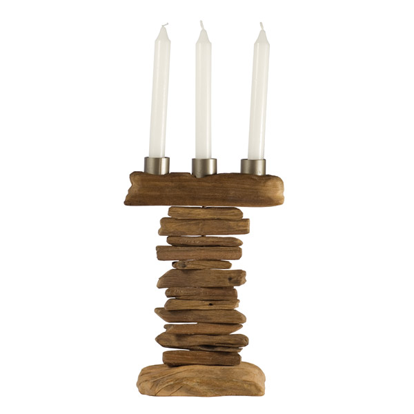 Articles en bois frotté - Porte-bougie Articles en bois frotté - Porte-bougie