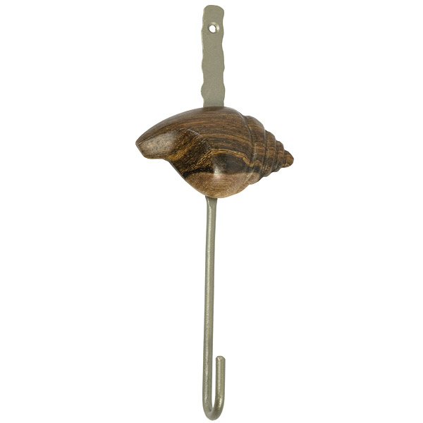 Porte-serviettes en bois coquillage - décoration marine