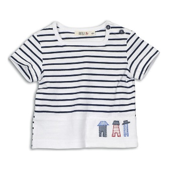 vetement marin bébé - Tee-shirt marin manches courtes marin vetement marin bébé - Tee-shirt marin manches courtes marin