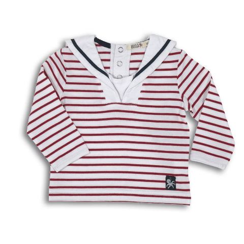 vetement marin b�b� - Tee-shirt marin pour b�b� manches longues