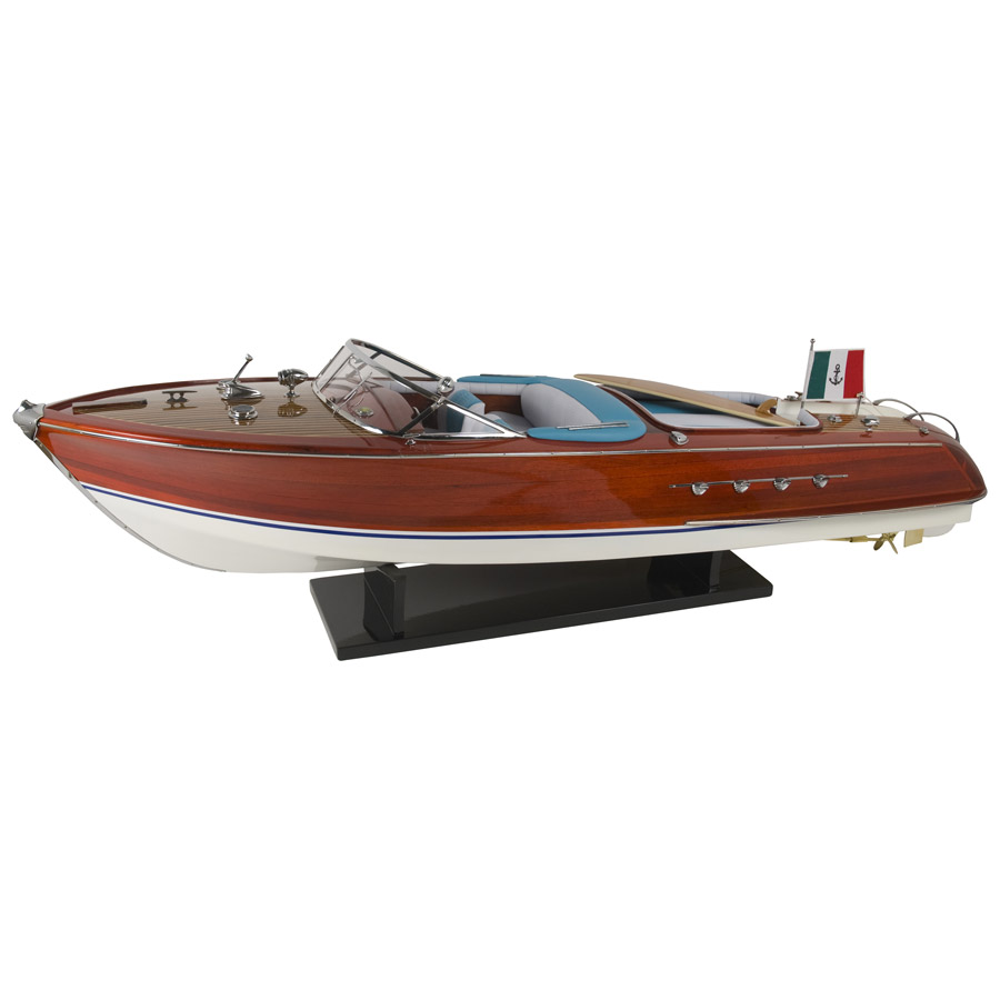 Canot à moteur - maquette de luxe - décoration marine