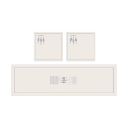 Set tête à tête + 2 serviettes - décoration marine