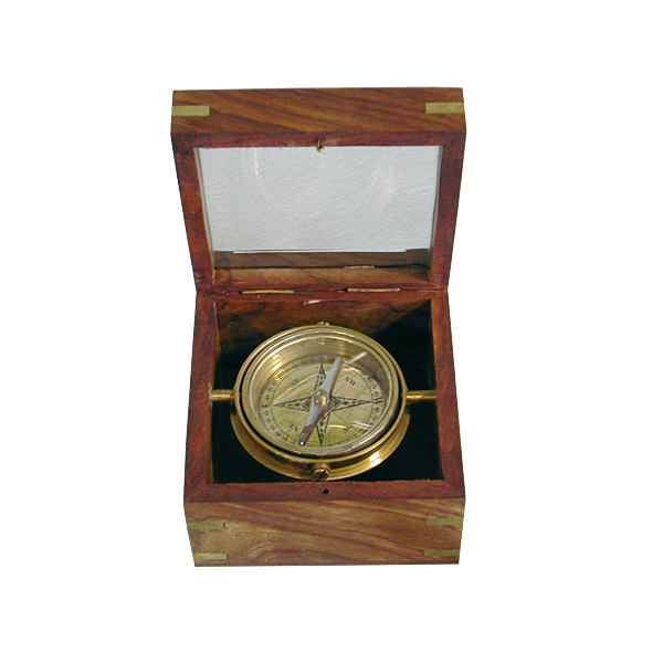 Compas de navigation - Compas de navigation - coffret vitré Compas de navigation - Compas de navigation - coffret vitré