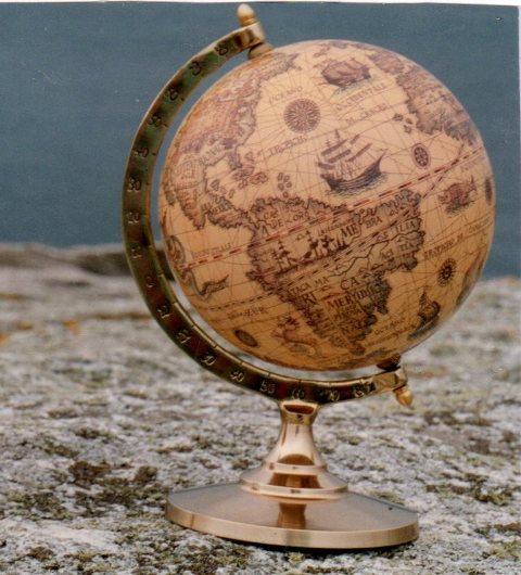 Globe terrestre - décoration marine