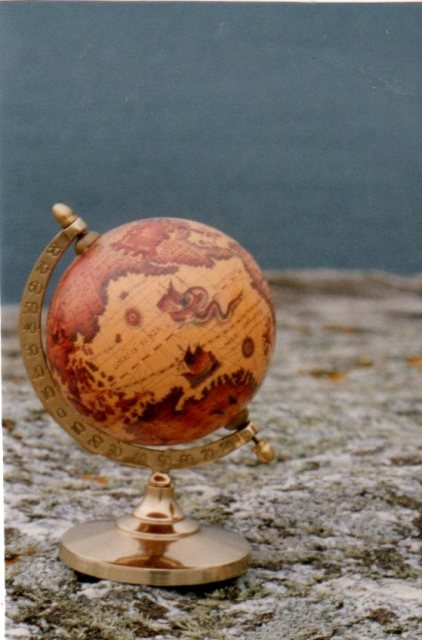 Globe terrestre - décoration marine