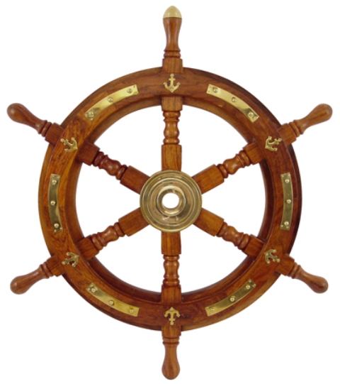 Barres à roue de voilier - thimonier marin - Barre à roue Barres à roue de voilier - thimonier marin - Barre à roue