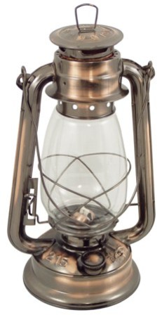 Lampe tempête en bronze vieilli - décoration marine