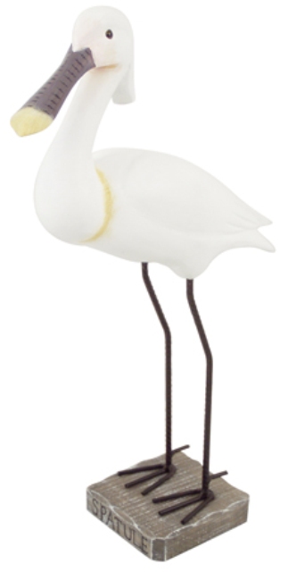 Spatule blanche en bois - décoration marine