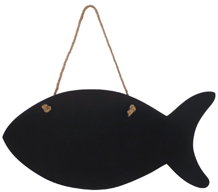 Ardoise poisson - décoration marine