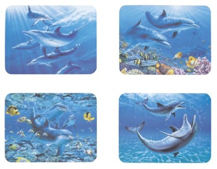 sets de table dauphins - décoration marine