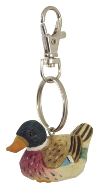 Porte-clé en bois - Porte-clé canard en bois Porte-clé en bois - Porte-clé canard en bois
