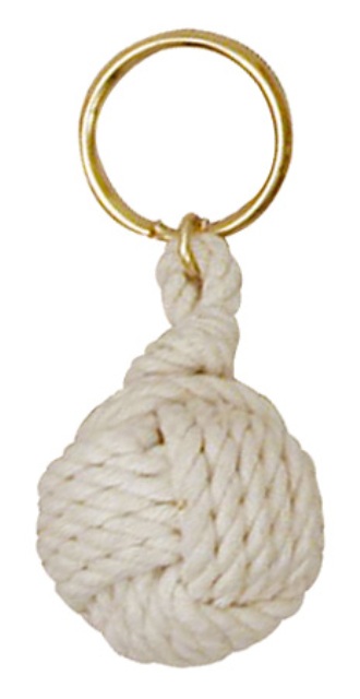 Porte-clé - pomme de touline - décoration marine