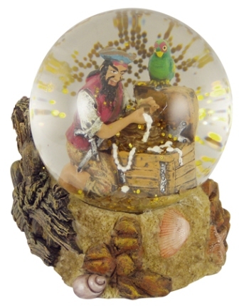 Jouets en bois et r�sine - Boule aux pi�ces-or en r�sine