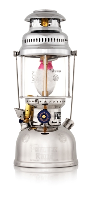 Lampes PETROMAX serie HK - Lampe PETROMAX HK500 en laiton nickel� et chrom�