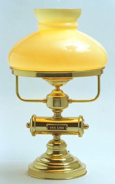 lampe a poser opaline - modèle sea-line - décoration marine