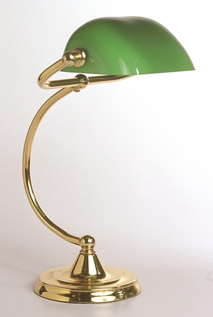 Lampe opaline de bureau - décoration marine