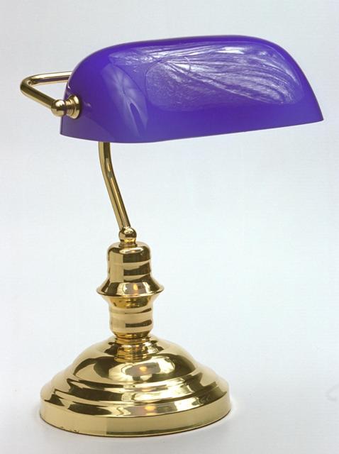 Lampe de bureau Opaline verte - Lampes marines à poser - Comptoir Maritime