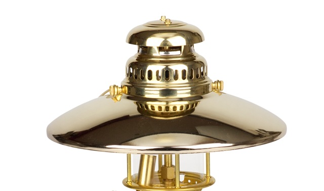 Réflecteur top doré pour lampe PETROMAX HK150 - décoration marine